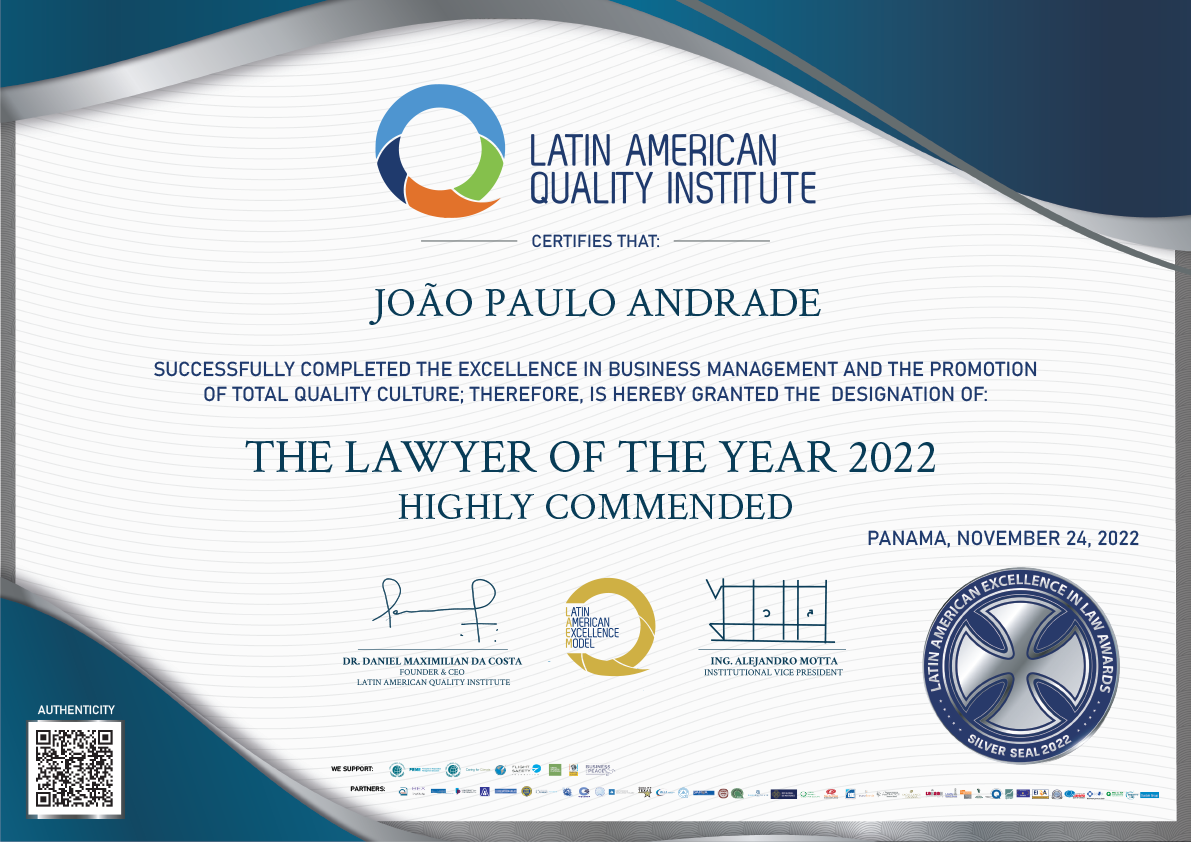 Joao Paulo Andrade- Lawyer of the Year